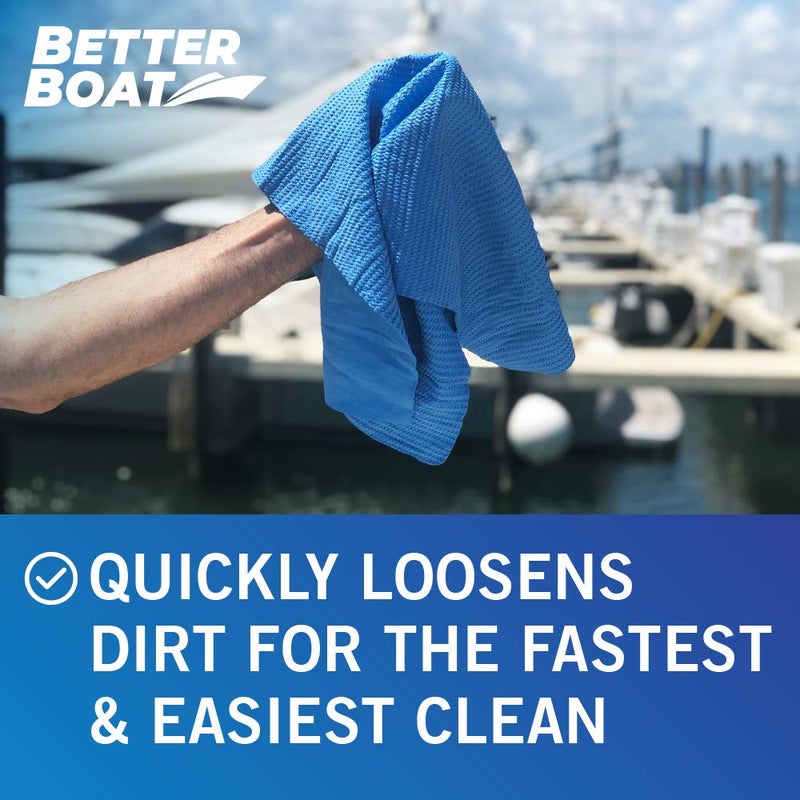 Better Boat Super Absorbent Towels, Synthetic Chamois Cloth for Car and Boat Drying, Smooth Cooling Towel, Marine Grade Cleaning Supplies, PVA Shammy Wash Towel 1 Pack - Image 3